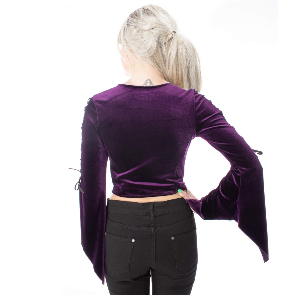 Poizen Industries - Velora Longsleeve top - Purple